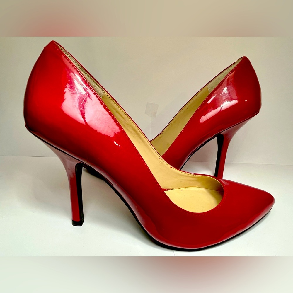 NINE WEST Women's Heels, Red, 7